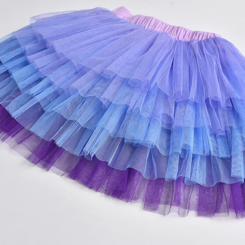 Girls Purple Tulle Tutu Skirt (Age 3-8yrs)