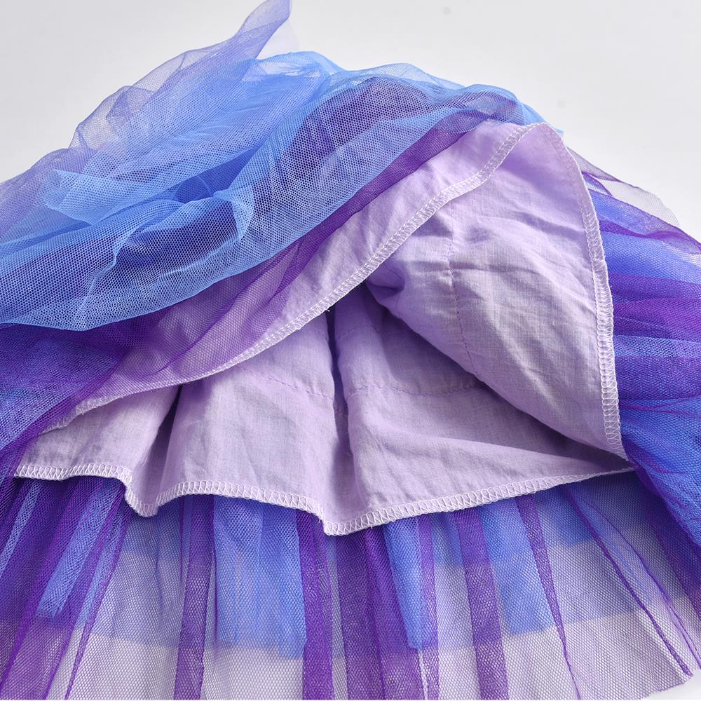 Girls Purple Tulle Tutu Skirt (Age 3-8yrs)