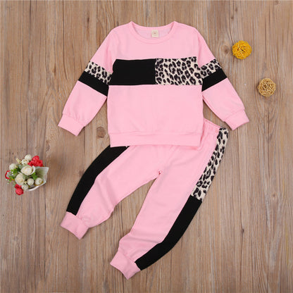 Boys / Girls Leopard Tracksuit Set (Age 12M-6YRS)