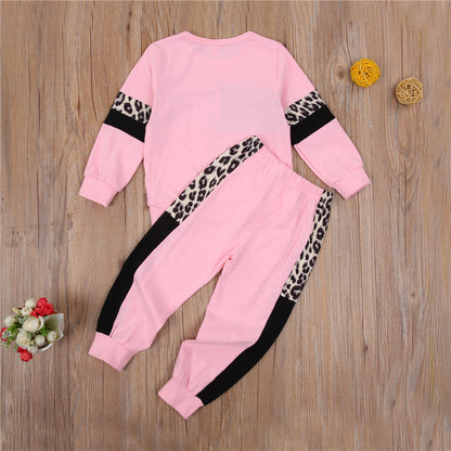 Boys / Girls Leopard Tracksuit Set (Age 12M-6YRS)