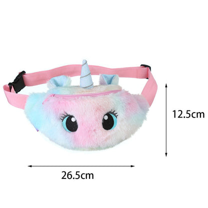 Kids Plush Unicorn Bum Bag