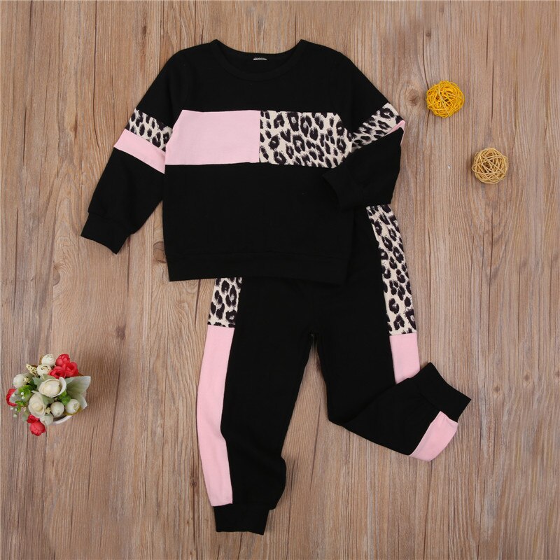 Boys / Girls Leopard Tracksuit Set (Age 12M-6YRS)