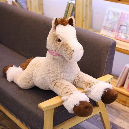 Large Plush Horse Stuffed Toy - 90-120cm