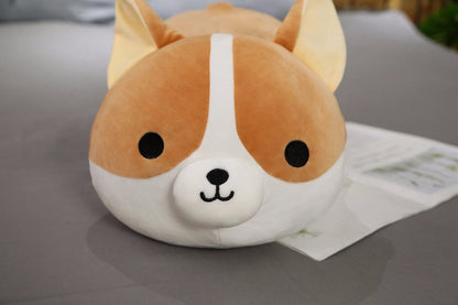 Large Plush Corgi Dog Stuffed Pillow Toy - 70-90cm