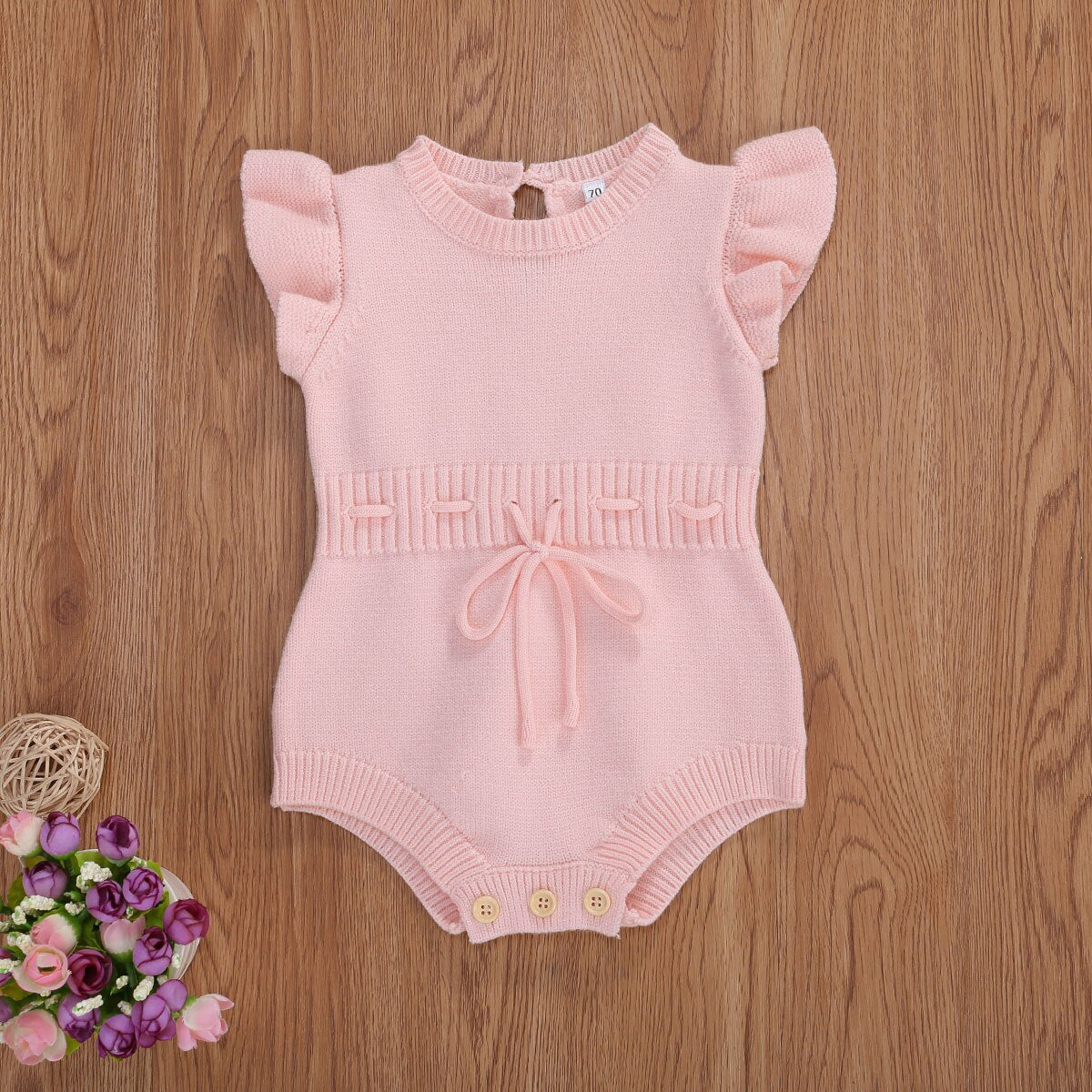 Baby Girls Knitted Romper (Age 12m-3yrs)