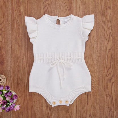 Baby Girls Knitted Romper (Age 12m-3yrs)