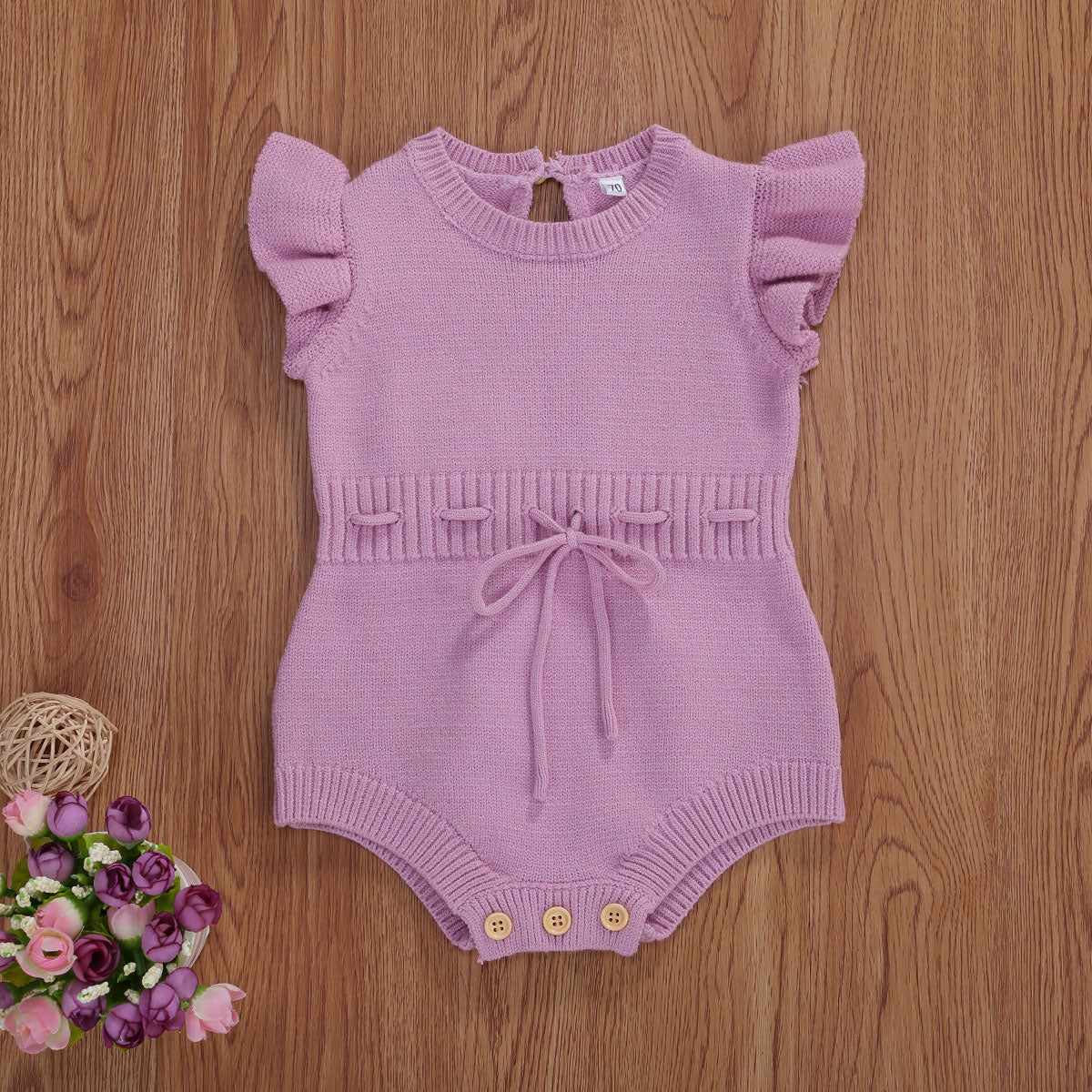 Baby Girls Knitted Romper (Age 12m-3yrs)