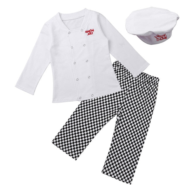 Baby Boys Chef Costume (Age 12M-24M) White