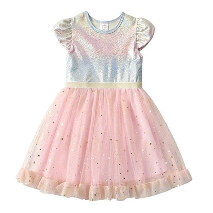 Girls Pink Tulle Dress (Age 3Y-8Y)