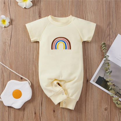 Baby Boys Rainbow Romper (Age 3m-18m)