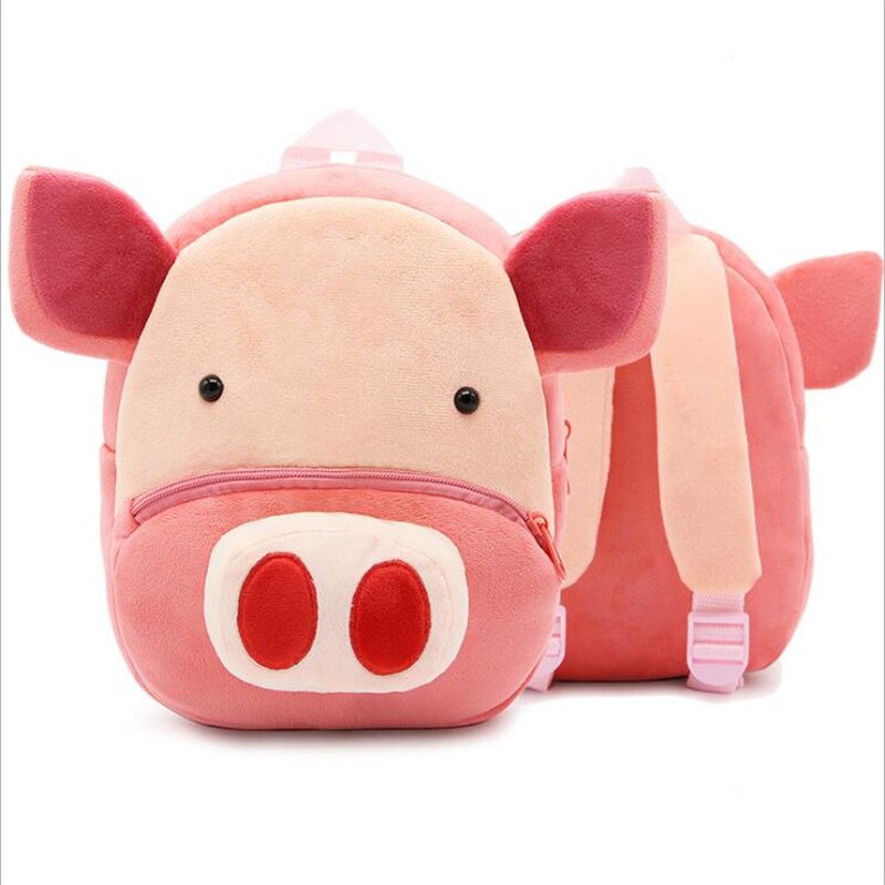 Kids Plush Pig Backpack