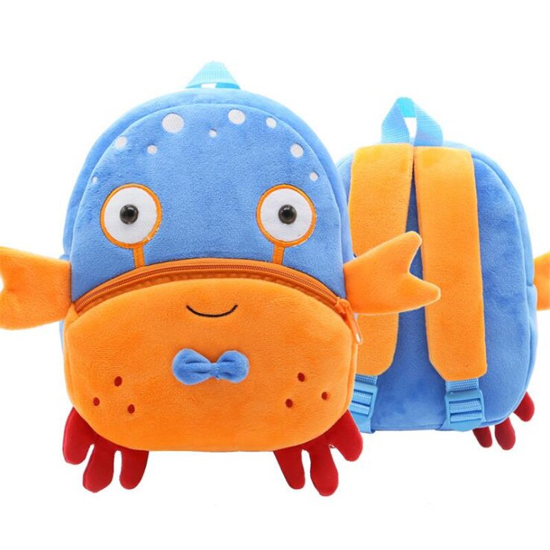 Kids Plush Fish Backpack