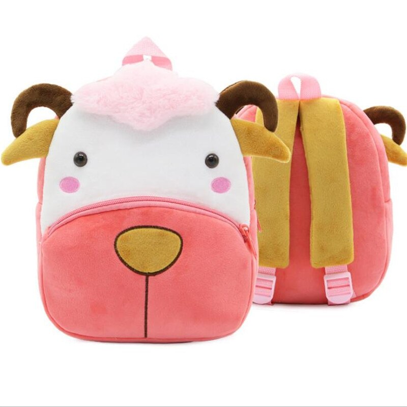 Kids Plush Cow Backpack