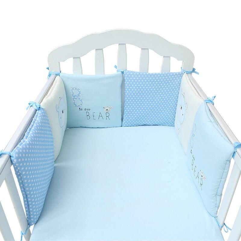 Baby Crib & Cot Bumper Set - 6 Pack