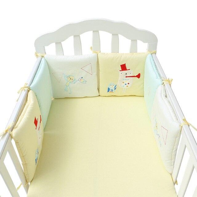 Baby Crib & Cot Bumper Set - 6 Pack Happiness