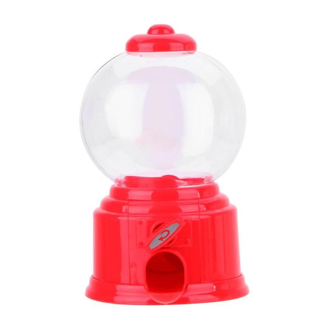 Mini Candy Gumball Dispenser Machine Red