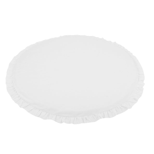 Baby Padded Crawling Play Mat White