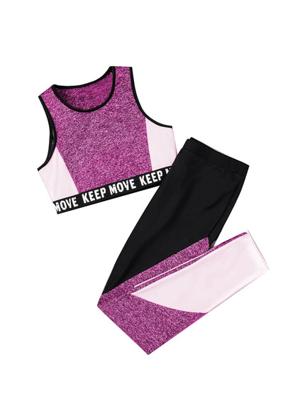 Girl Tank Top & Legging Set (Age 4-16yrs)