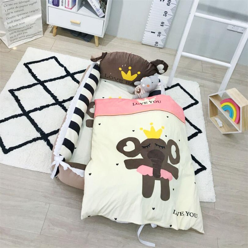 Baby Portable Crib Travel Bed - With Pillow