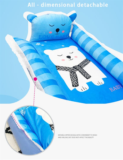 Baby Portable Crib Travel Bed - With Pillow