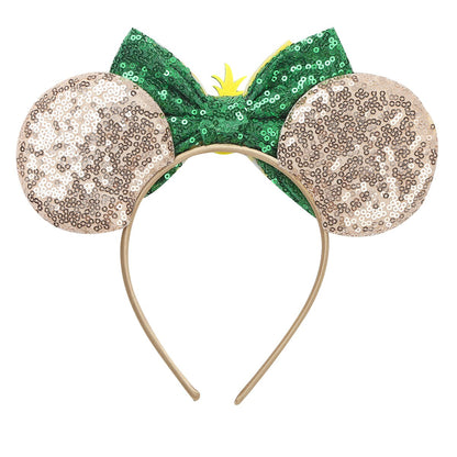 Girls Sequin Bow Headband