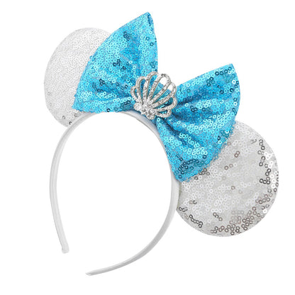 Girls Sequin Bow Headband