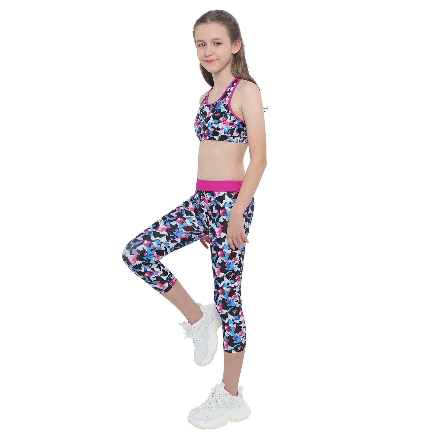 Girls Tank Top & Camoflauge Legging Set (Age 4-14yrs)