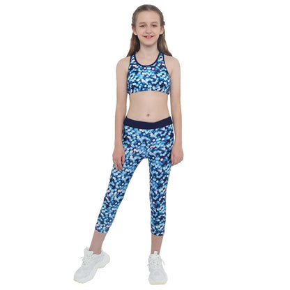 Girls Tank Top & Camoflauge Legging Set (Age 4-14yrs)