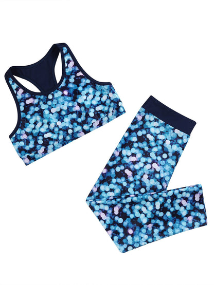 Girls Tank Top & Camoflauge Legging Set (Age 4-14yrs)