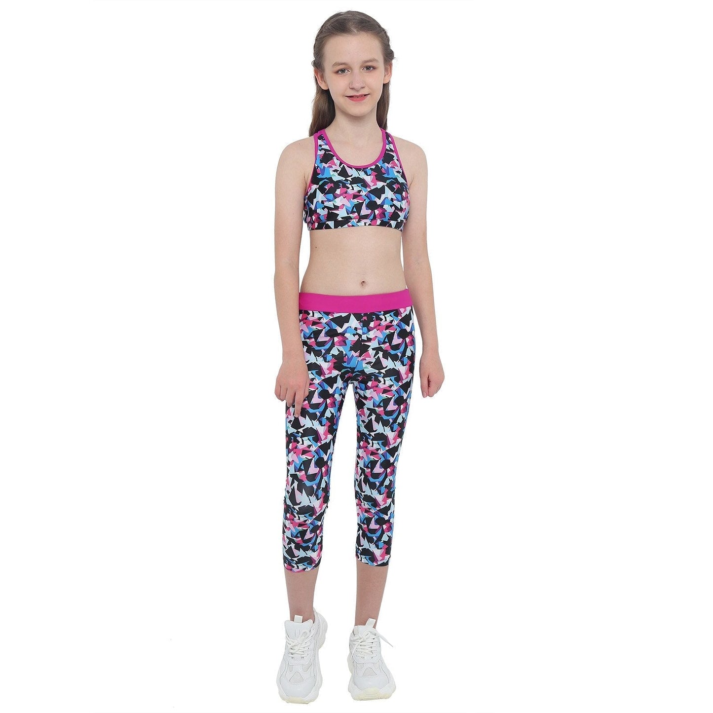 Girls Tank Top & Camoflauge Legging Set (Age 4-14yrs)