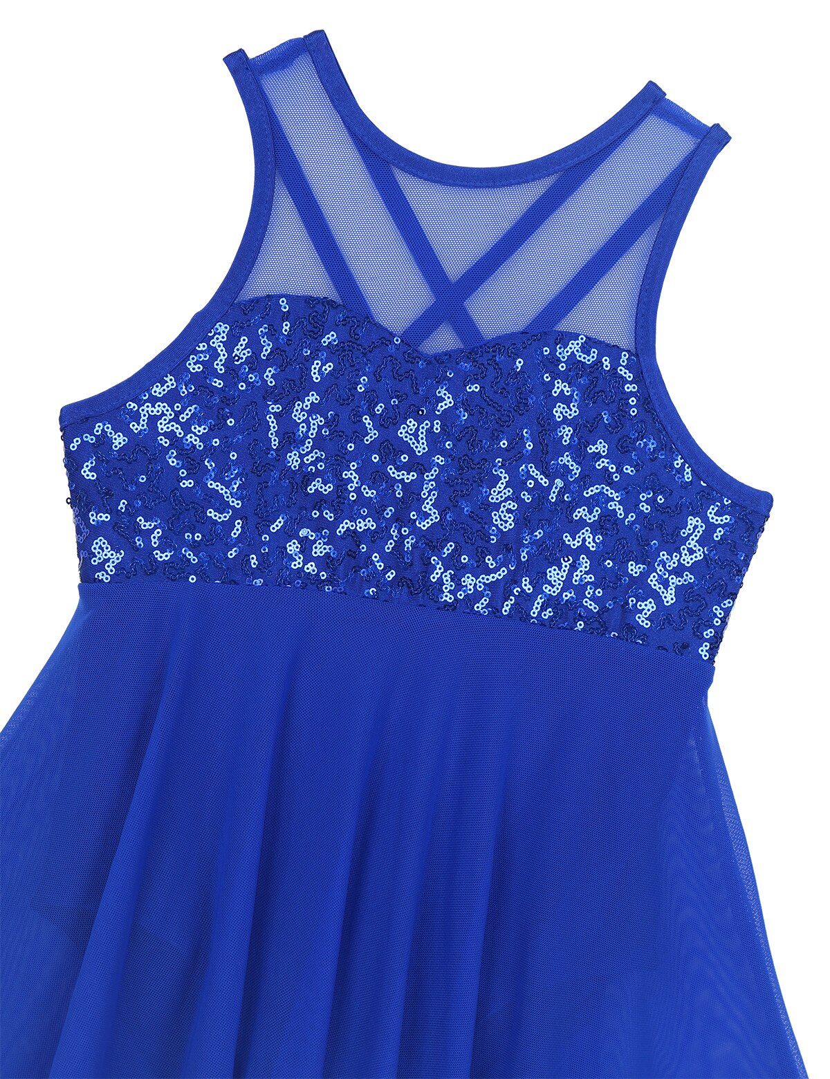 Girls Sequin Leotard Dress (Age 6-14yrs)