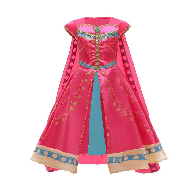 Girls Pink Princess Dress Up Costume Dress (Age 3-12YRS) Pink