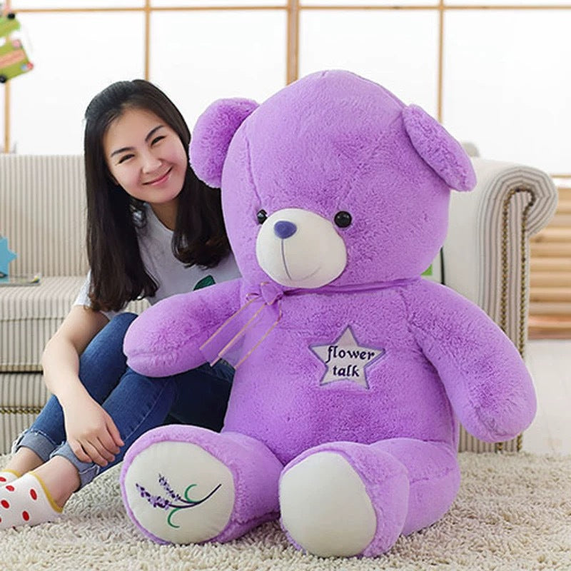 Large Plush Purple Teddy Bear Stuffed Toy 25cm-100cm