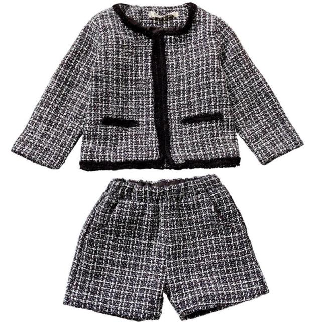 Girls Plain Jacket & Matching Shorts Set (Age 3-7YRS)