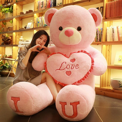 Large Heart Teddy Bear Plush Toy 80-100cm