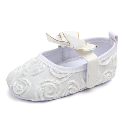 Baby Unicorn Sneakers Shoes (Age Newborn - 18M) Multi flower white