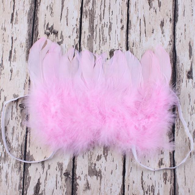 Baby Newborn - 2 Pack - Angel Feather Wings & Headband Set