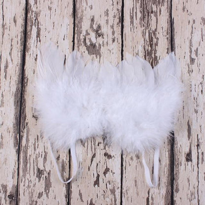 Baby Newborn - 2 Pack - Angel Feather Wings & Headband Set