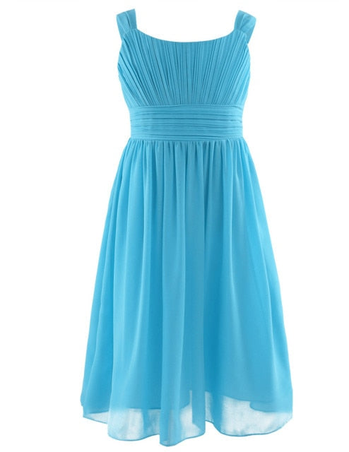 Girls Floaty Formal Dress (Age 4-14yrs) Sky Blue