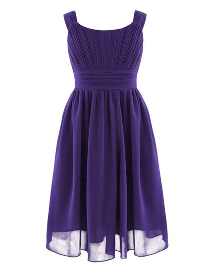 Girls Floaty Formal Dress (Age 4-14yrs) Purple