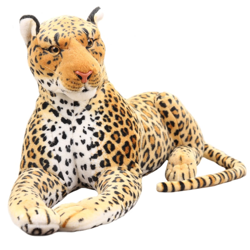 Stuffed Leopard Plush Toy - 30cm Tan