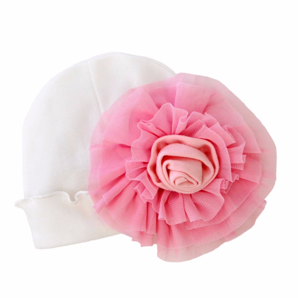 Baby Girls Floral Hat (Age Newborn-12M)