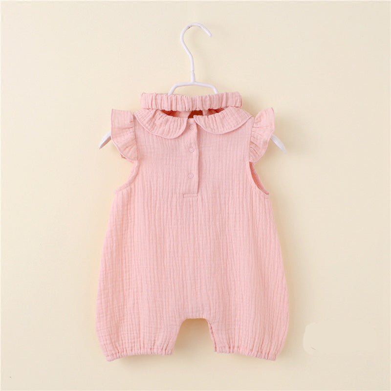 Baby Girls Ruffle Romper & Headband Set (Age Newborn - 12M)