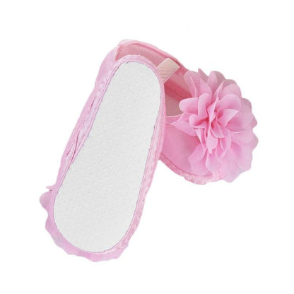 Baby Girls Pink Ruffle Dress Headband & Shoes Set (Age Newborn -24m)