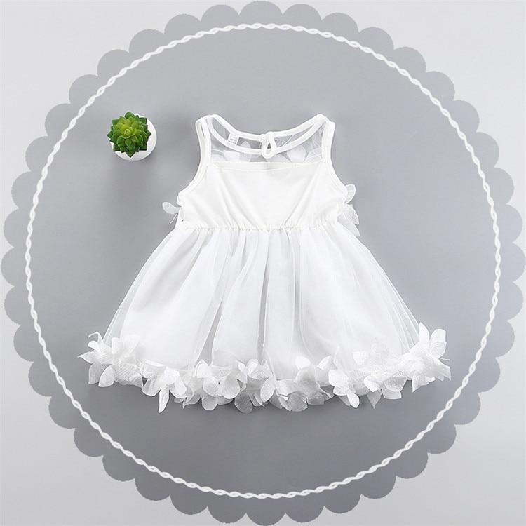 Baby Girl White Flower Dress (Age 6m-24m)