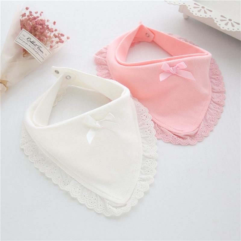 Girls Cotton Baby Bibs - One Size - Teeny Bumps