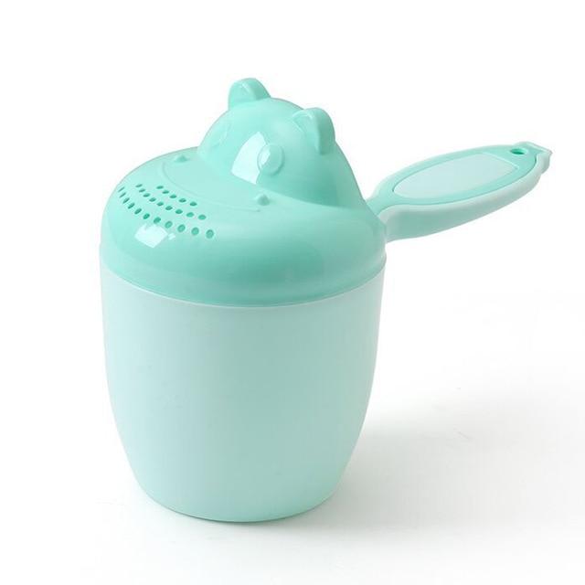 Baby Bath Rinse Cup Multi Green Hippo