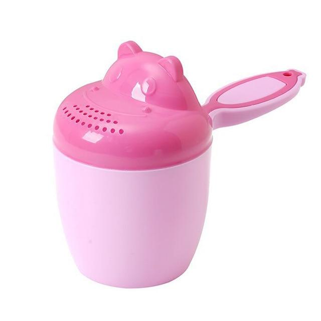 Baby Bath Rinse Cup Multi Pink Hippo