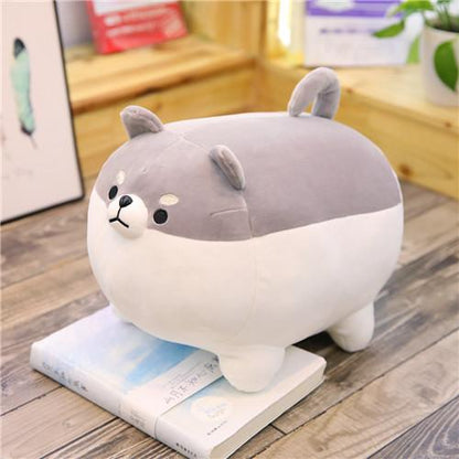 Cute Corgi Dog Stuffed Toy - 40cm 50cm Gray